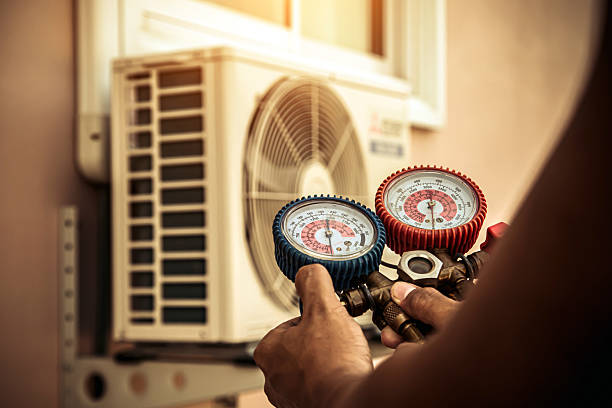 Professional Ductwork Repair technician working in Fairhope, PA